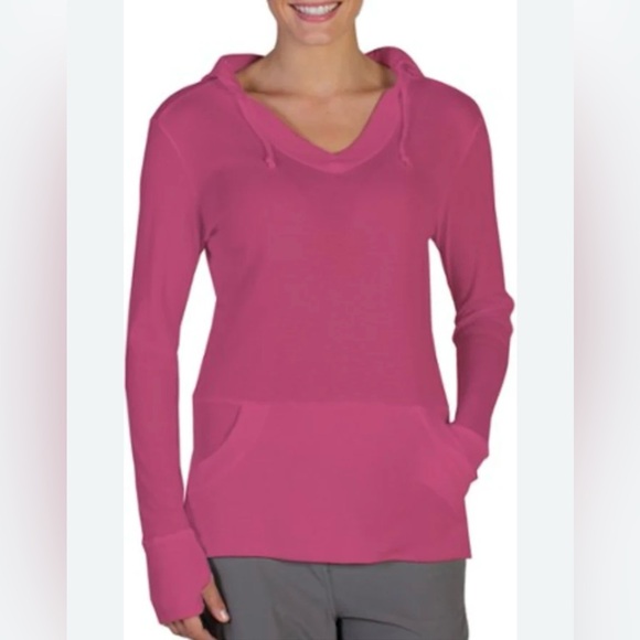 Exofficio Women's Pink Hoodie - Picture 1 of 7